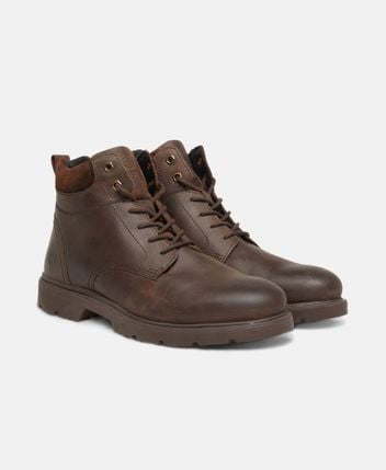 Laceup ankle boots