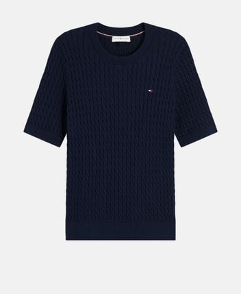 Short-sleeved pullover