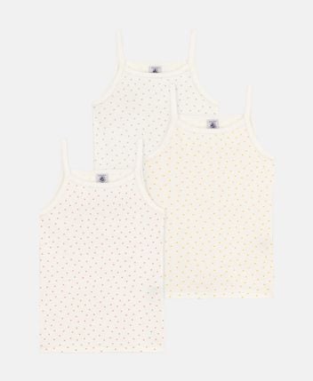 Undershirts, pack of 3