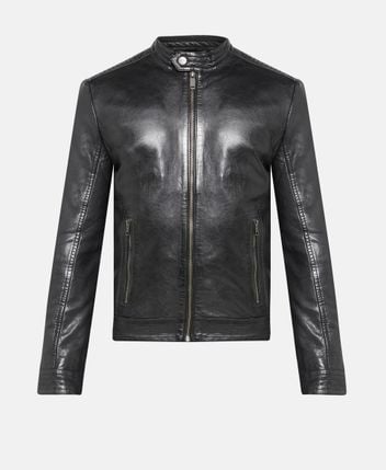 Leather jacket Steeve
