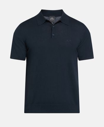 Knitted polo shirt