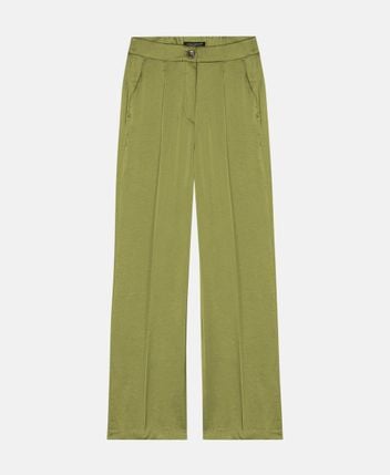 Satin trousers