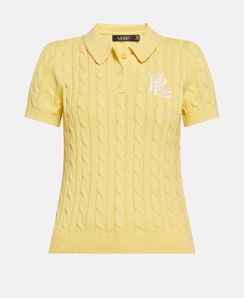 Knitted polo shirt