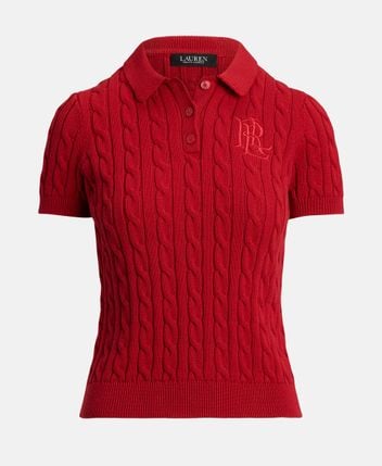 Knitted polo shirt