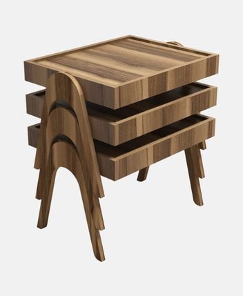 Side tables, 3 pcs.