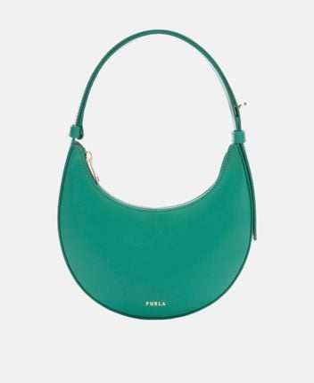 Leather shoulder bag Delizia