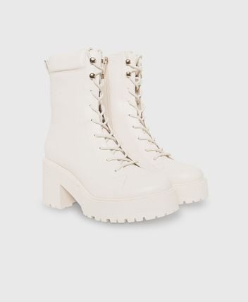 Lace-up ankle boot