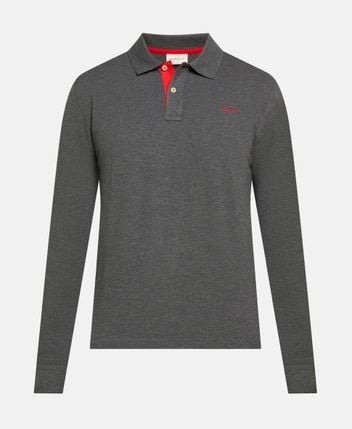 Long-sleeved polo shirt