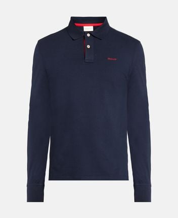 Long-sleeved polo shirt