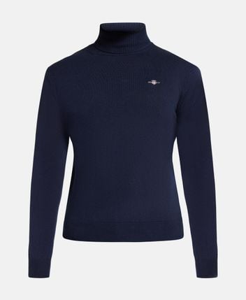 Wool-blend rollneck