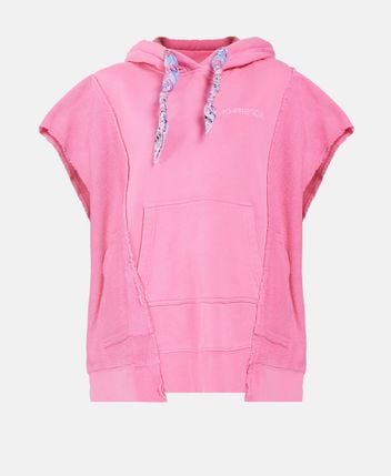 Short sleeved hoodie
