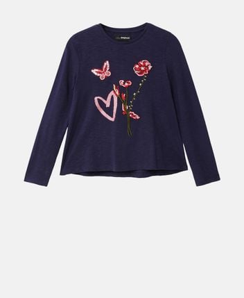 Long-sleeved top