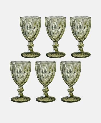 Wine glasses, set of 6