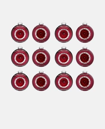 Christmas baubles, set of 12