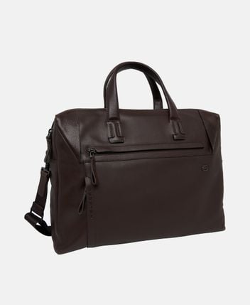 Leather laptop bag