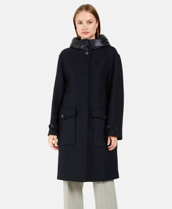 Down coat Double Wool 2in1 Parka