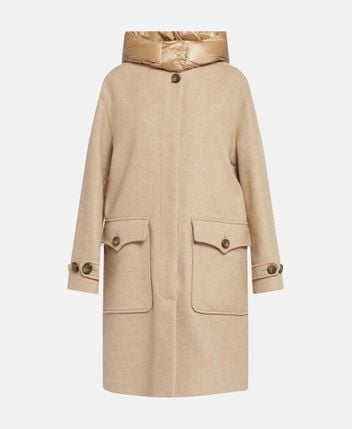 Down coat Double Wool 2in1 Parka