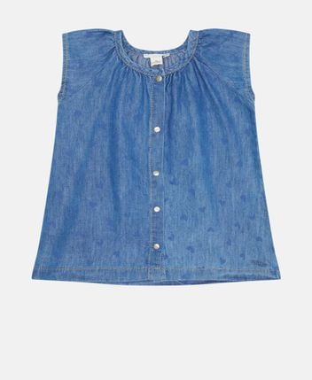 Denim blouse