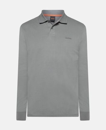 Long-sleeved polo shirt