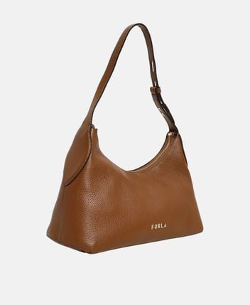 Leather shoulder bag Danae