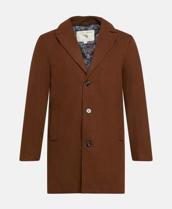Wool-blend coat