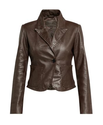 Leather blazer Libra