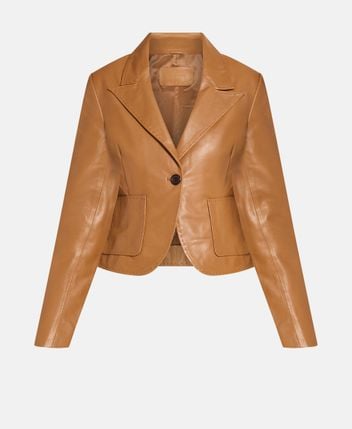 Leather blazer Libra