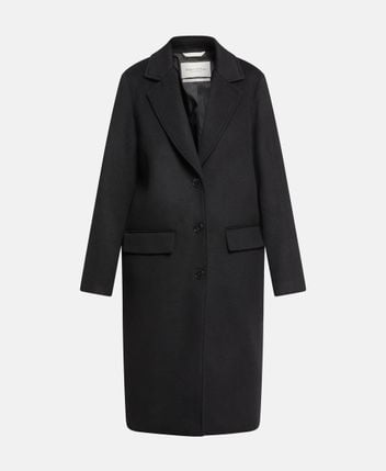 Wool-blend coat