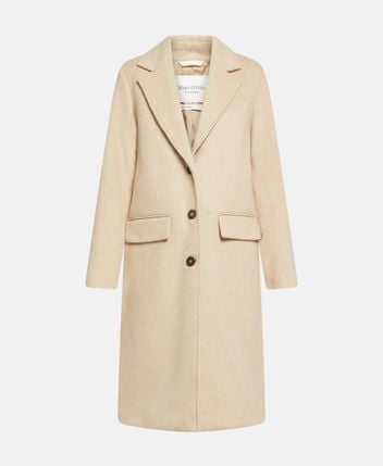 Wool-blend coat