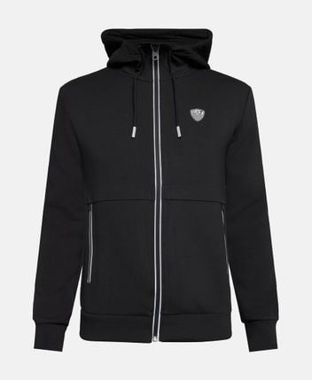Hooded sweat jacket