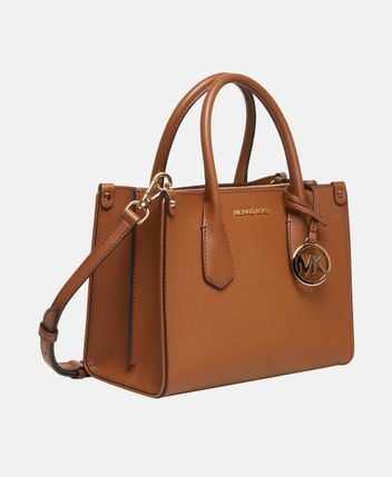 Leather handbag Maple