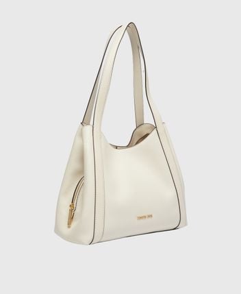 Leather tote bag