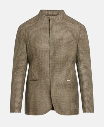 Wool-blend traditional costume jacket