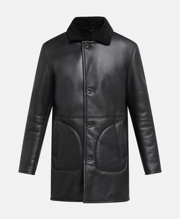 Leather coat DARCY