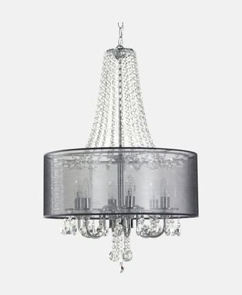 Chandelier Jewel Silver Ring