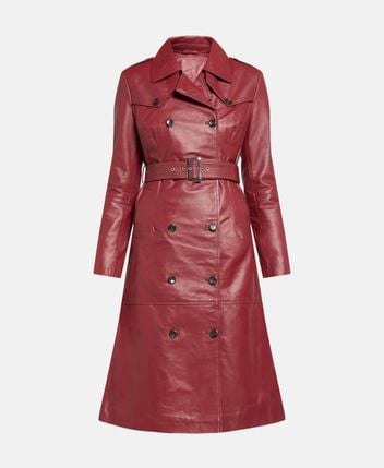 Leather coat Donna