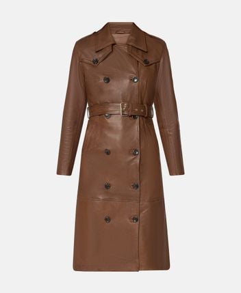 Leather coat