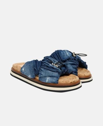 Sandals H567 FASCIA INCROCIATA JEANS LAVATO