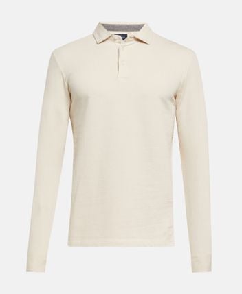 Long-sleeved polo shirt