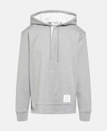 Hoodie Heavy Jersey and Cotton Twill Rugby Hoodie