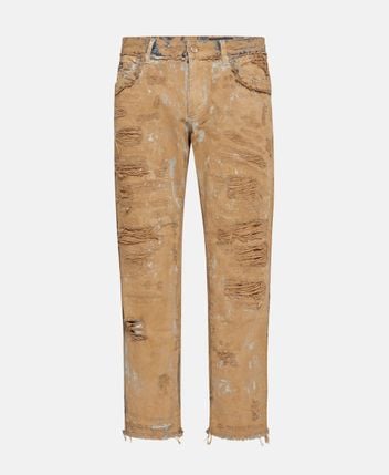 Straight-leg jeans