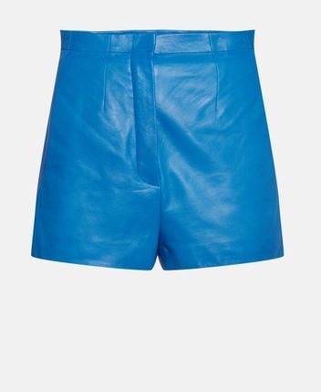 Leather shorts