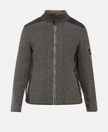 Traditional wool-blend cardigan STEINERBERG