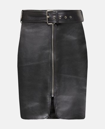 Leather mini-skirt Malibu