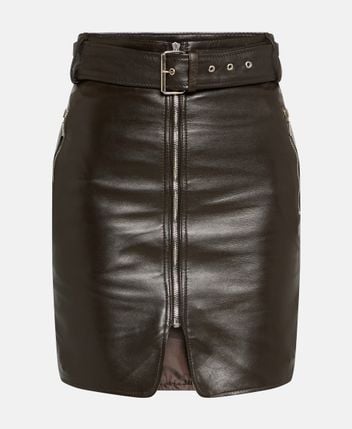 Leather mini-skirt Malibu
