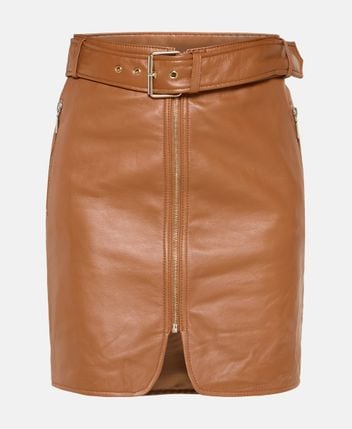 Leather mini-skirt Malibu