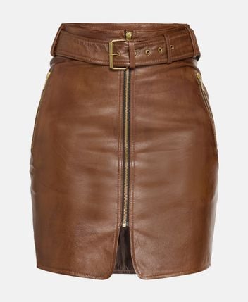 Leather mini-skirt Malibu