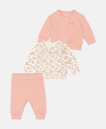 Jacket, long-sleeved top and trousers set