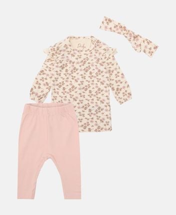 Long-sleeved shirt, pants and headband