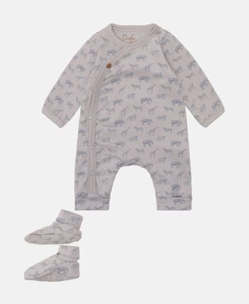 Romper and sock set